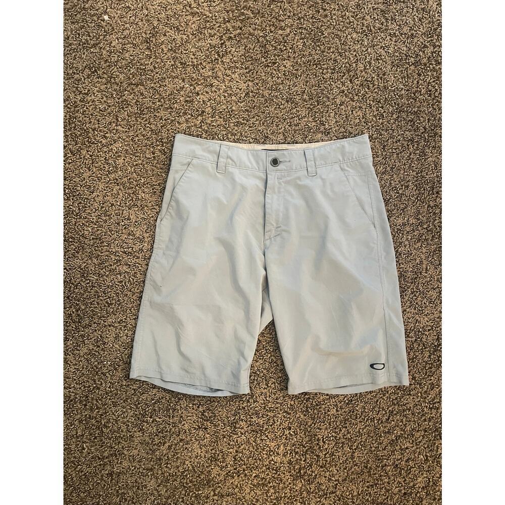 Oakley Grey Blue Silver Men’s Golf Sports Shorts Gorpcore Streetwear